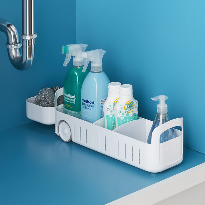 YouCopia® RollOut™ Under Sink Caddy, 5", Rolling Organizer Bin with